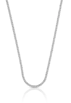 Collier Doppelanker Weissgold 750, 1.9mm, 55cm