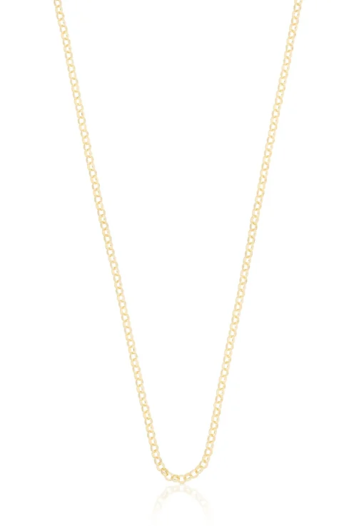 Collier Erbs Gelbgold 750, 2mm, 45cm