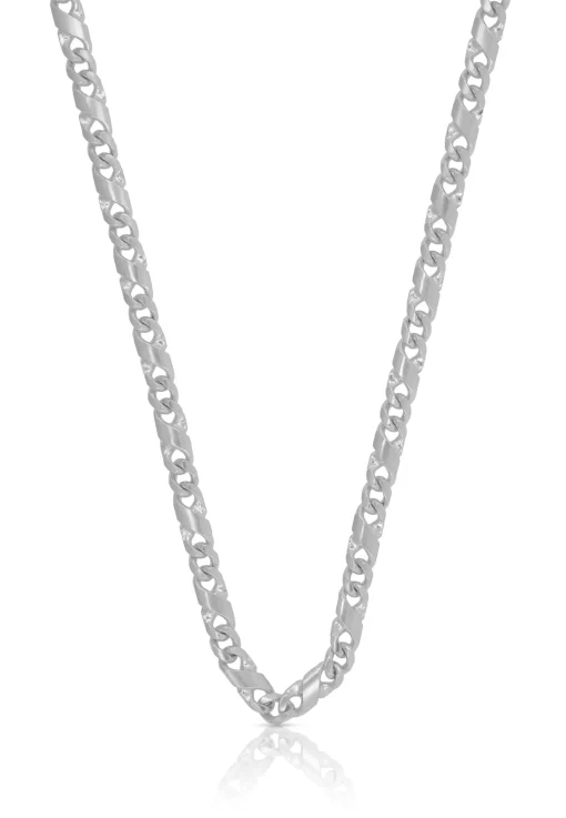 Collier 8er-Kette Weissgold 750, 3.3mm, 50cm