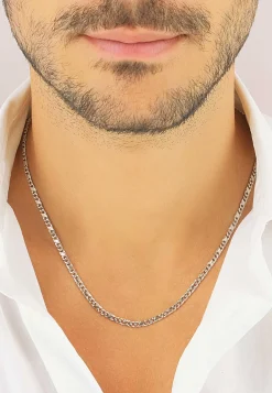 Collier 8er-Kette Weissgold 750, 3.8mm, 50cm