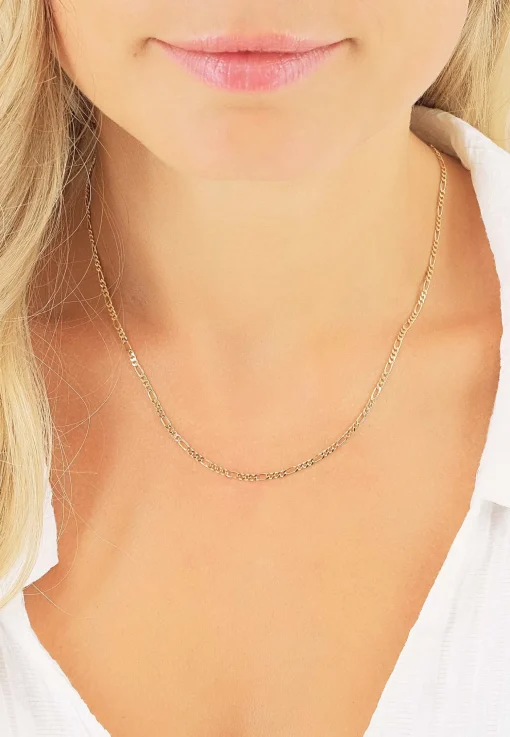 Collier Figaro Gelbgold 585, 2.3mm, 45cm