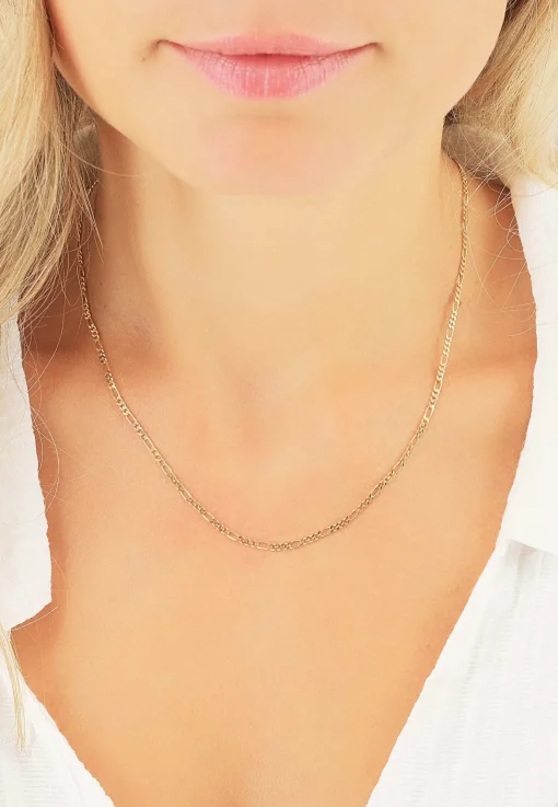 Collier Figaro Gelbgold 750, 2.3mm, 45cm