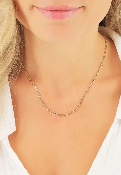 Collier Figaro Gelbgold 750, 2.9mm, 55cm