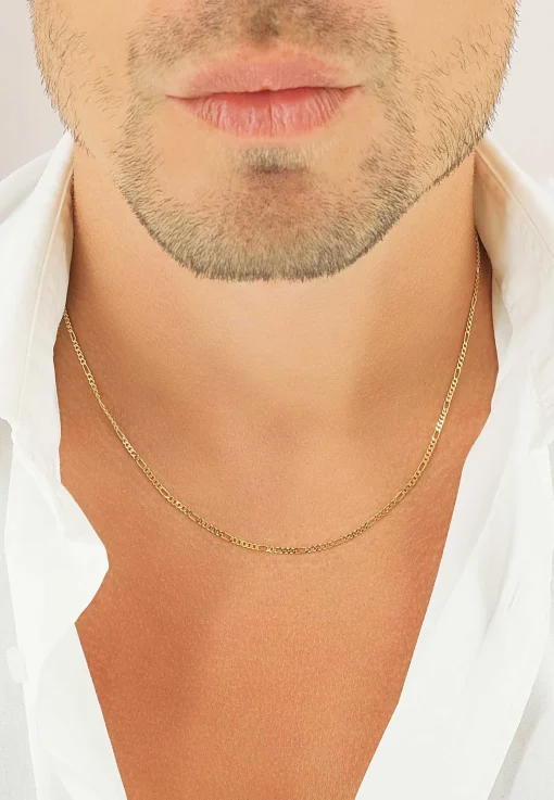 Collier Figaro Gelbgold 585, 1.8mm, 36cm