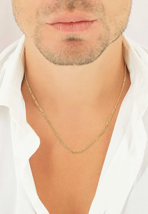 Collier Figaro Gelbgold 585, 2.3mm, 45cm