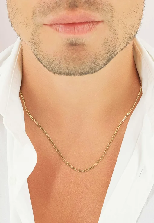 Collier Figaro Gelbgold 750, 2.3mm, 45cm