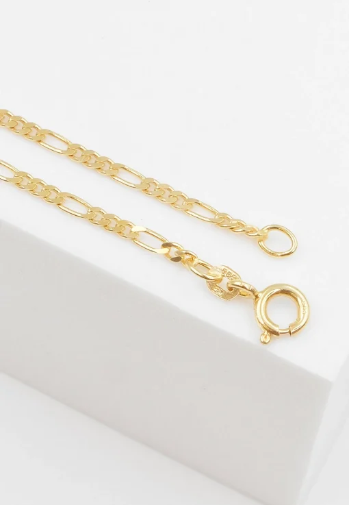 Collier Figaro Gelbgold 585, 2.3mm, 50cm