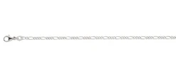 Collier Figaro Silber 925, 2.2mm, 38cm