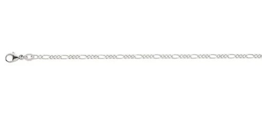 Collier Figaro Silber 925, 2.2mm, 38cm