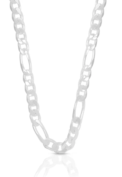 Collier Figaro Silber 925, 6.2mm, 50cm