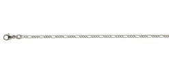 Collier Figaro Silber 925, 2.2mm, 38cm