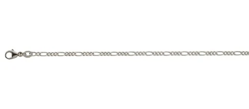 Collier Figaro Silber 925, 2.2mm, 38cm