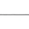 Collier Fuchsschwanz Weissgold 750, 2mm, 45cm