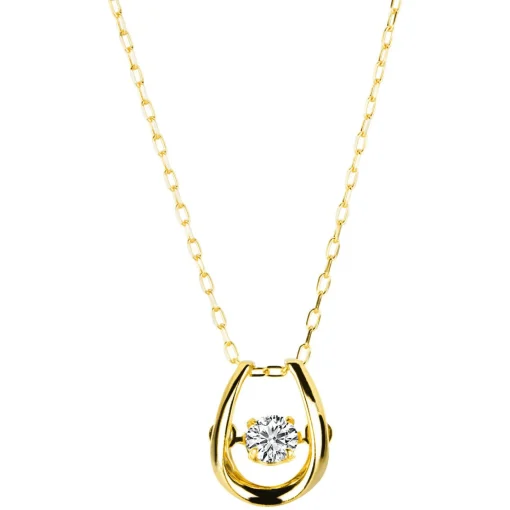 Collier 750/18K Gelbgold Diamant 0.09ct.