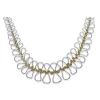 Collier 750/18K Gelbgold/Weissgold Diamant 15.27ct. 43 cm