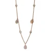 Collier 750/18K Rotgold Diamant 0.89ct. 45 cm