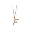 Collier 750/18K Rotgold Diamant 0.05ct.