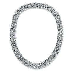 Collier 750/18K Weissgold Diamant 67.41ct.