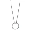 Collier 750/18K Weissgold Diamant 0.39ct.