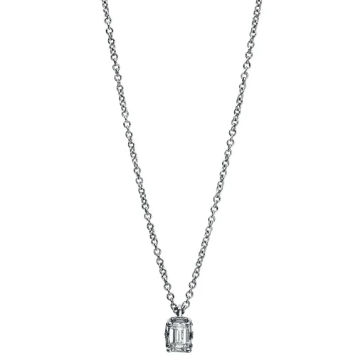 Collier 750/18K Weissgold Diamant 0.27ct.