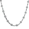 Collier 750/18K Weissgold Diamant 5.68ct.