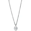 Collier 750/18K Weissgold Diamant 0.07ct. 42 cm