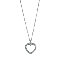 Collier 750/18K Weissgold Diamant 0.08ct.
