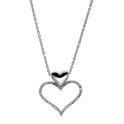 Collier 750/18K Weissgold Diamant 0.14ct.