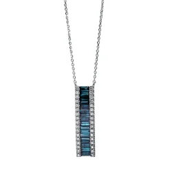 Collier 750/18K Weissgold Diamant 0.77ct.