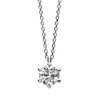 Collier 750/18K Weissgold Diamant 0.52ct. 45 cm