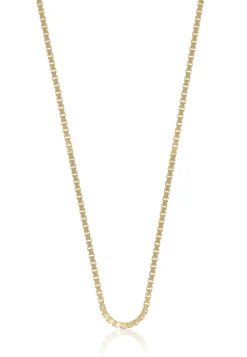 Collier 8-Kant Venezianer Gelbgold 750, 1.8mm, 40cm