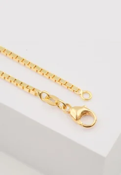 Collier 8-Kant Venezianer Gelbgold 750, 1.8mm, 40cm