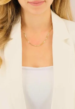 Collier 8-Kant Venezianer Gelbgold 750, 1.8mm, 42cm