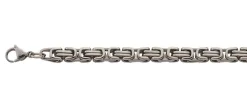 Collier Königskette Edelstahl, 6.6mm, 55cm