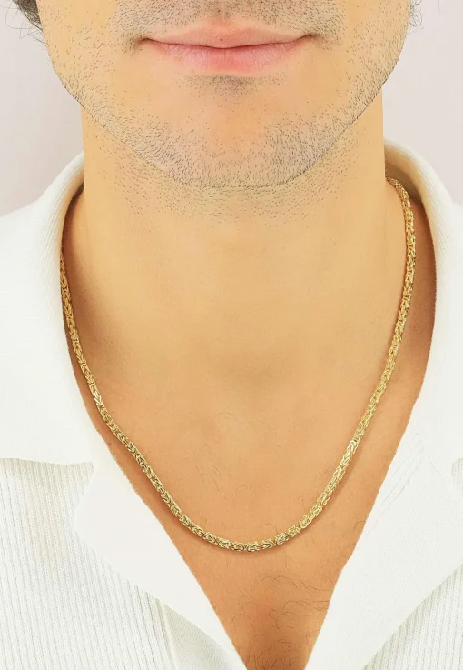 Collier Königskette Gelbgold 750, 2.9mm, 50cm