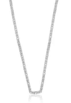 Collier Königskette klassisch Weissgold 750, 2.5mm, 45cm