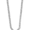 Collier Königskette klassisch Weissgold 750, 4mm, 45cm