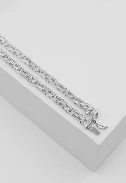 Collier Königskette klassisch Weissgold 750, 3.5mm, 60cm