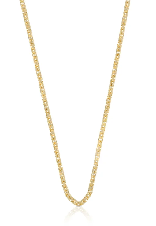 Collier Königskette klassisch Gelbgold 750, 2mm, 50cm