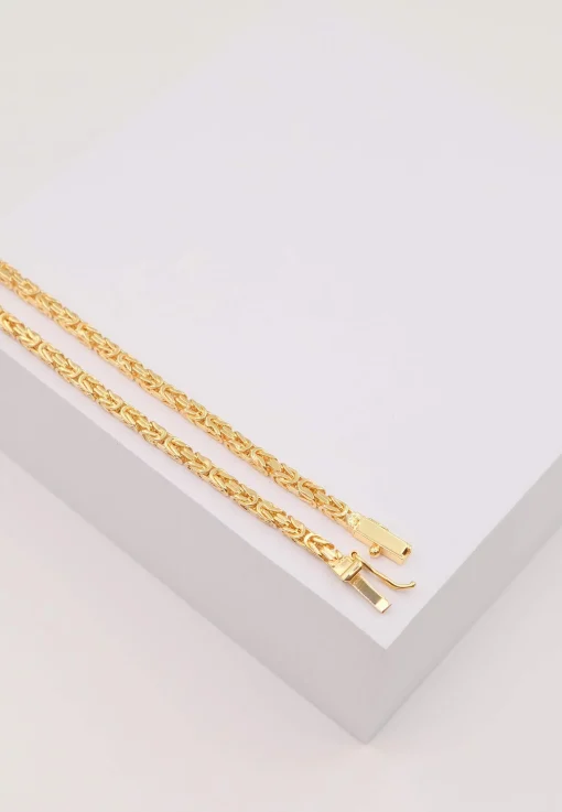 Collier Königskette klassisch Gelbgold 750, 2.5mm, 45cm