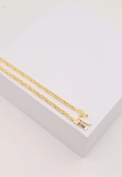 Collier Königskette klassisch Gelbgold 750, 2mm, 50cm