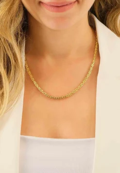 Collier Königskette klassisch Gelbgold 750, 3.5mm, 45cm