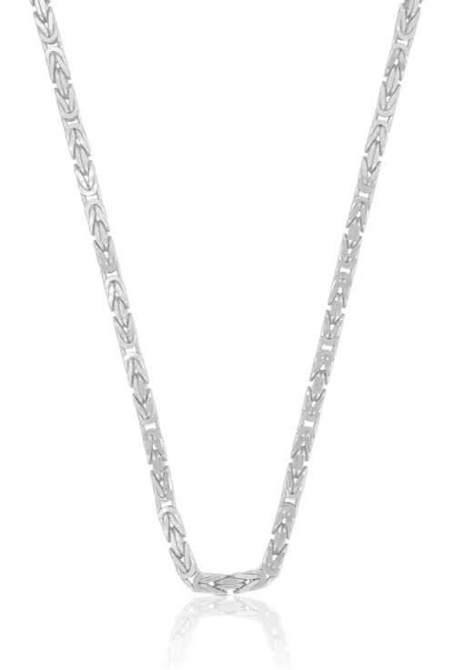 Collier Königskette Weissgold 750, 2.3mm, 45cm