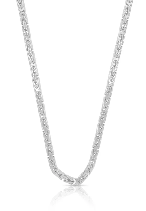 Collier Königskette Weissgold 750, 2.9mm, 45cm