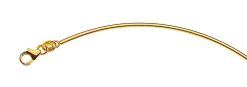 Collier Omega Glied Gelbgold 750 Double Face matt/glanz 1,4mm, 45cm