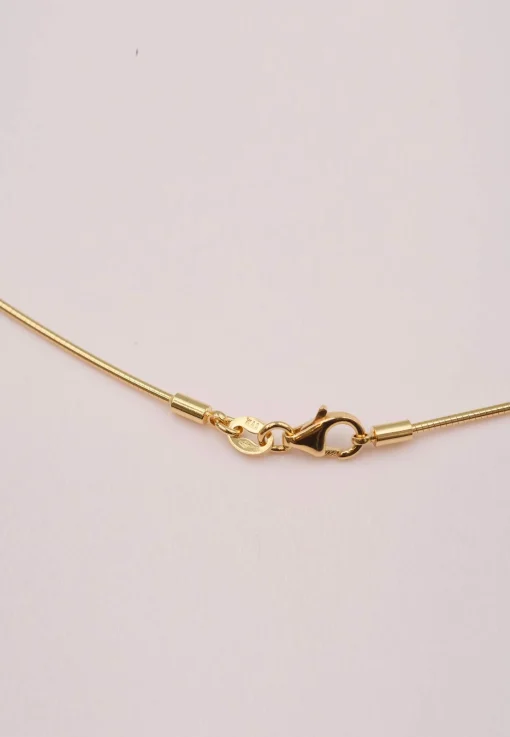 Collier Omega Glied Gelbgold 750, 1.1mm, 45cm
