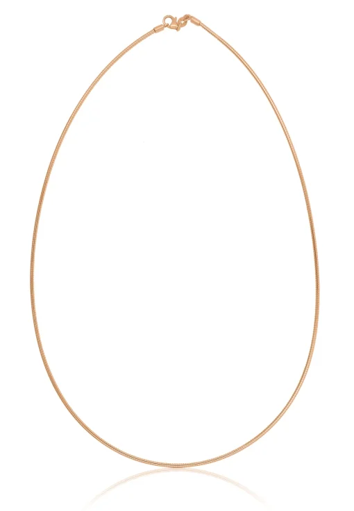 Collier Omega Glied Rotgold 750, 1.4mm, 50cm
