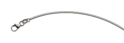 Collier Omega Glied Weissgold 750 Double Face matt/glanz 1,4mm, 40cm