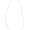Collier Omega Glied Weissgold 750, 1mm, 45cm