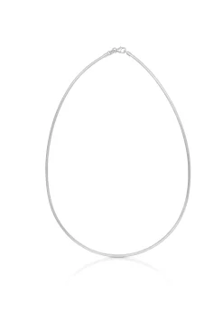 Collier Omega Glied Weissgold 750, 1.9mm, 42cm